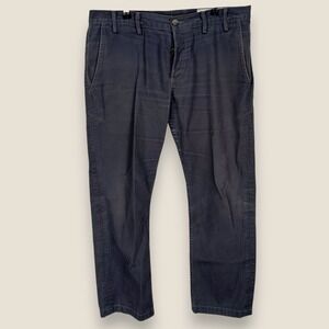 Rogue Territory RGT Officer Trouser Pants Slim Taper Gray Cotton Men Size 34